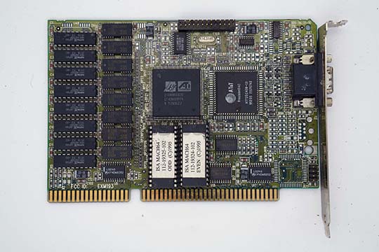 ATI Mach64 ISA 1MB 显示卡（ATI Mach64芯片）